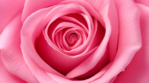 Pink Rose in Full Bloom - Floral Photography