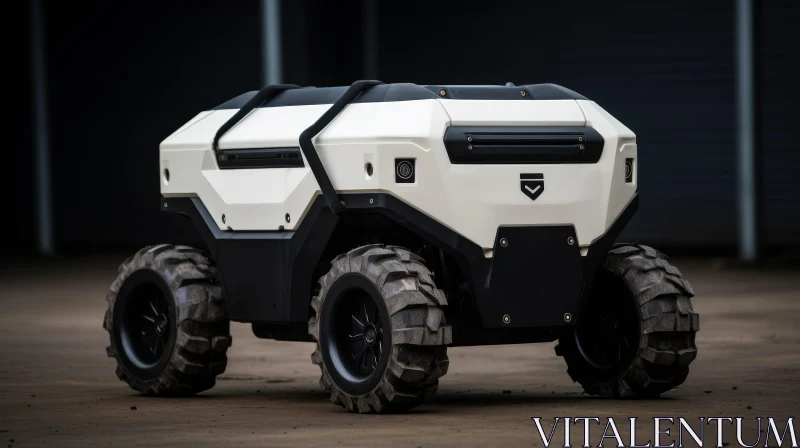 Off-road Robot with Camera and Sensors AI Image