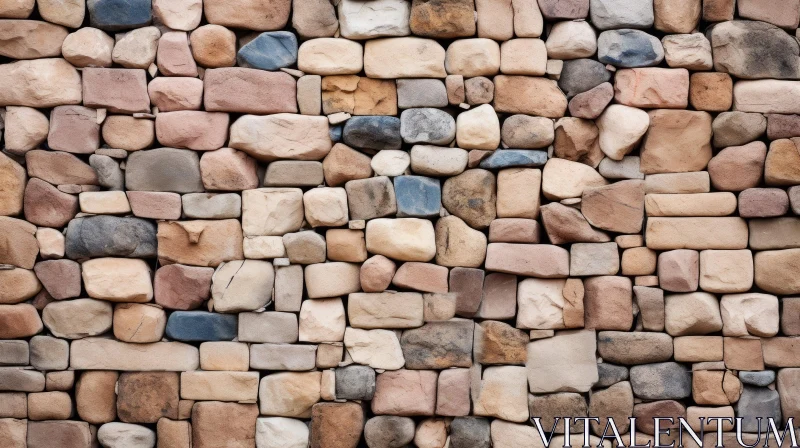 Ancient Stone Wall - Masterful Craftsmanship AI Image