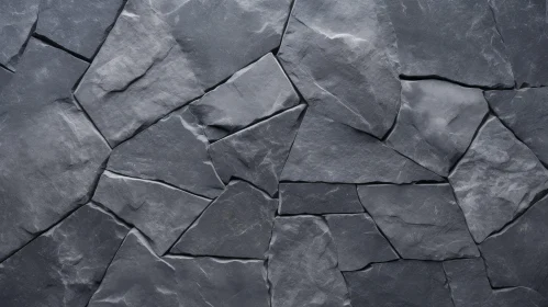 Dark Gray Stone Wall - Textured Photography