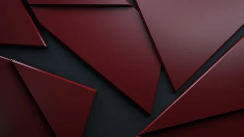 Burgundy Geometric Shapes Abstract Background