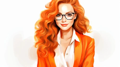 Stylish Woman Portrait in Blazer