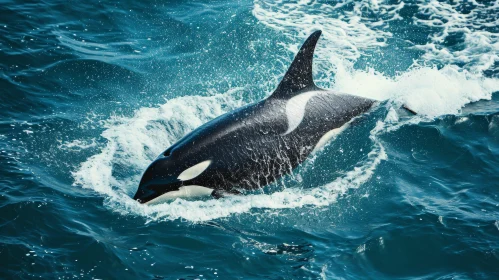 Majestic Killer Whale - Ocean Predator