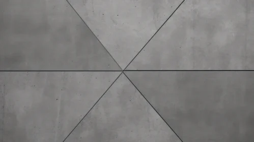 Geometric Concrete Wall Close-Up