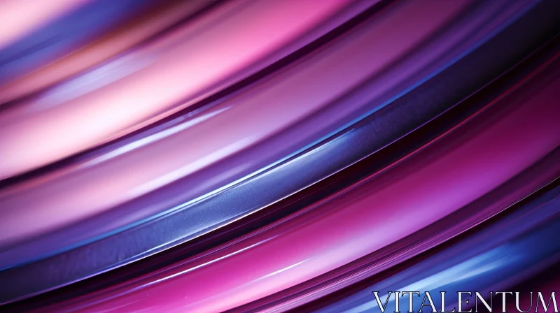 Elegant Abstract Background with Purple and Blue Curved Lines AI Image