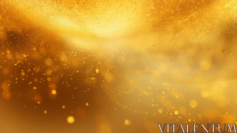 AI ART Golden Gradient Background for Creative Projects