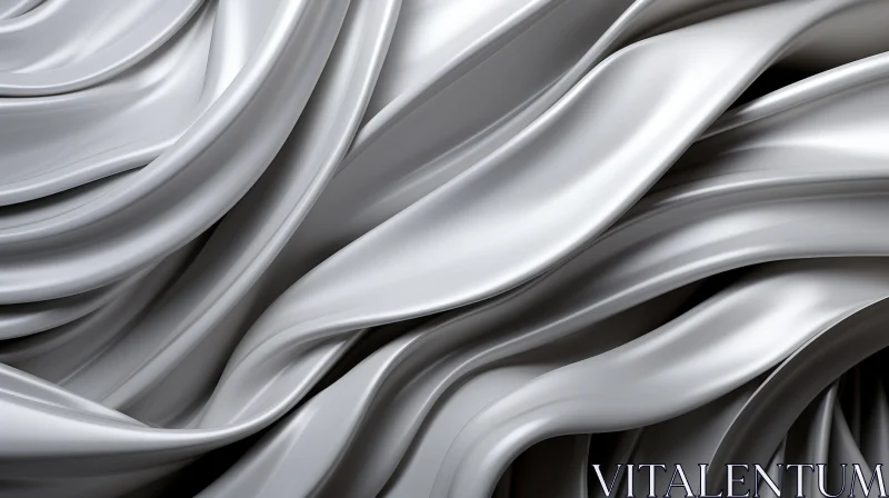 White Silk Fabric Texture | Serene Background Design AI Image