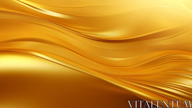 Liquid Gold Texture - Seamless and Reflective Background AI Image