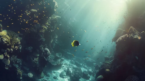 Enchanting Underwater Scene | Crystal Clear Waters
