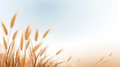 Ripe Wheat Field Illustration - Nature Beauty