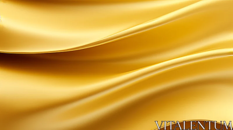 Luxurious Gold Fabric Close-up AI Image