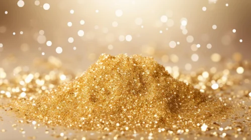 Luxurious Gold Glitter Background