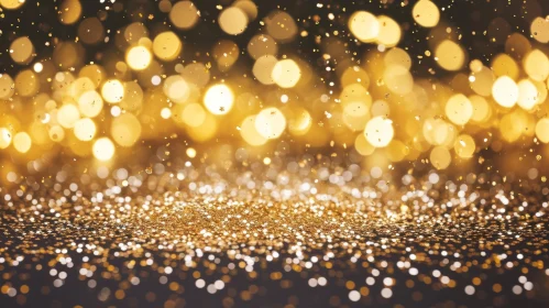 Golden Glitter Background - Luxurious and Elegant
