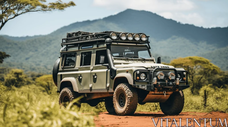 Land Rover Defender | A Bold Journey Through Nature AI Image