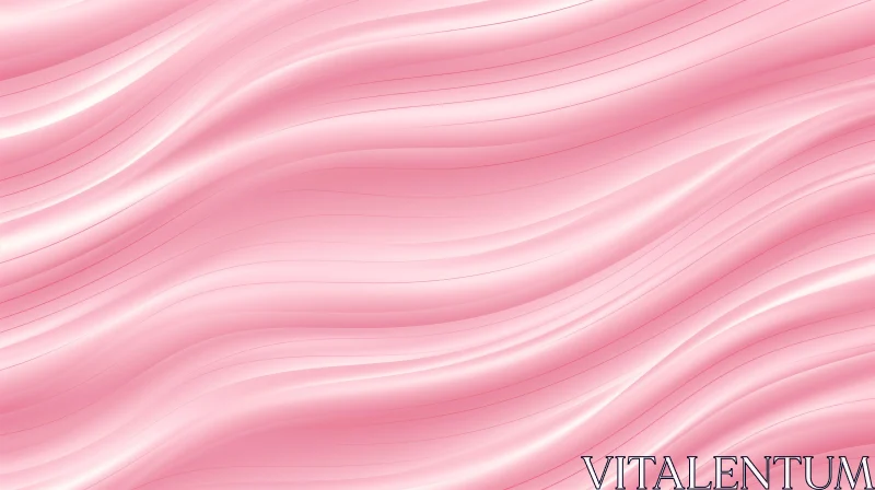 Elegant Pink Wave Pattern Background AI Image