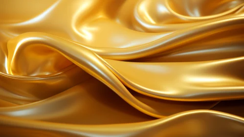 Luxurious Gold Silk Fabric Background