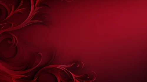 Red Floral Pattern Background for Special Occasions