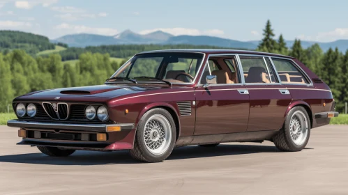 Alfa Romeo Xigranturismo: Restored and Repurposed Car in Suburban Ennui Capturer Style