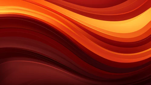 Orange and Red Abstract Background Waves