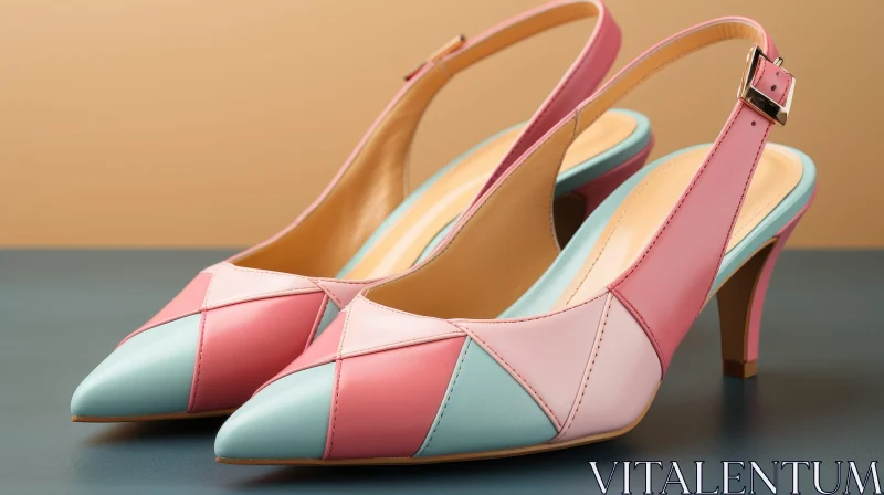 Stylish Women's High-Heeled Shoes AI Image