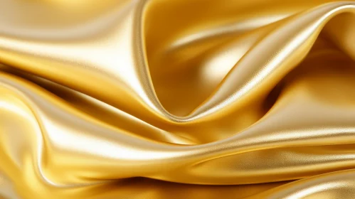 Luxurious Gold Silk Fabric Texture