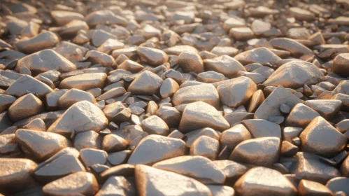 Angular Rock Texture Close-Up Background