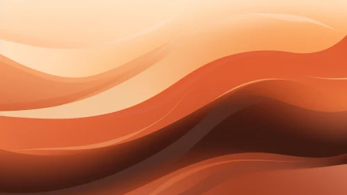 Brown and Orange Abstract Wavy Background