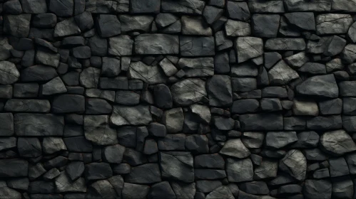 Dark Gray Stone Wall Texture