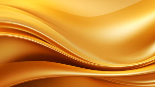 Golden Gradient Waves Background