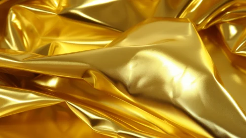 Luxurious Gold Silk Fabric Texture