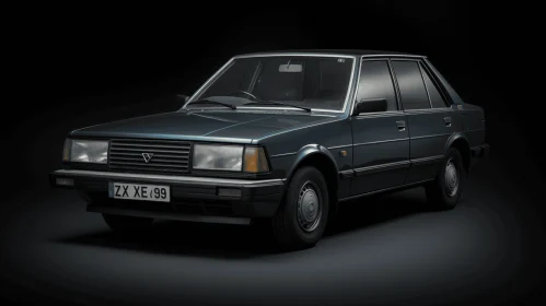 Hyper-Realistic and Detailed Black Car Rendering | Fujifilm Eterna 250T Type 8560