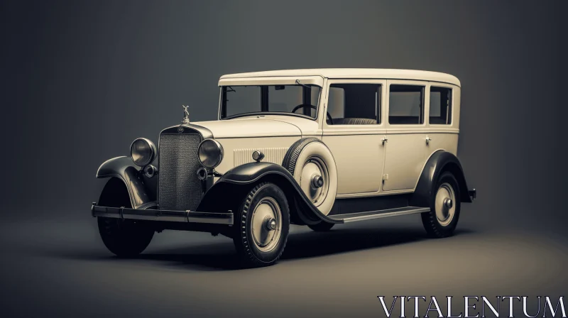 Vintage Car Art: A Timeless Masterpiece AI Image