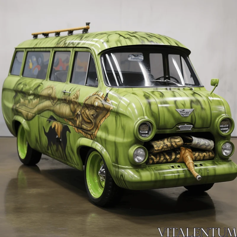 AI ART Unique Van for Sale: A Masterpiece by Michael Sanford