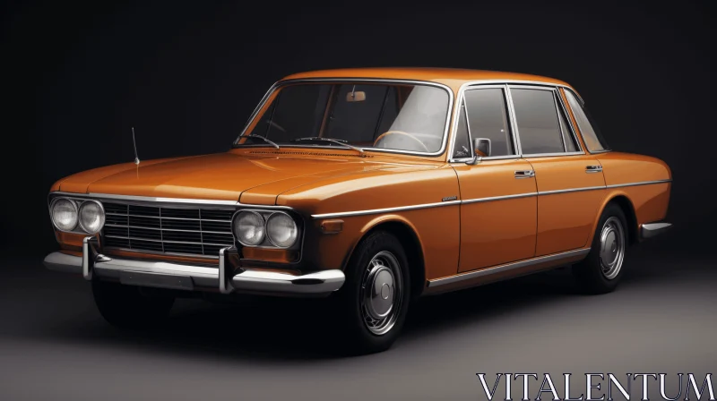 Captivating Orange Car | Photorealistic Rendering