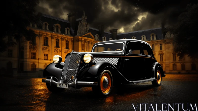 AI ART Captivating Vintage Car Artwork | Baroque Dramatic Lighting