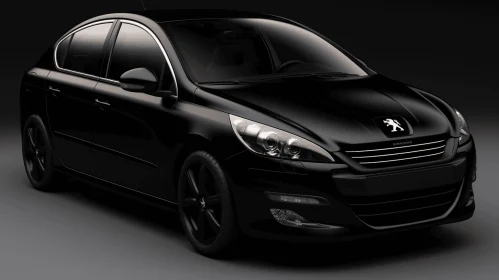Black Car in the Dark | Elegant and Emotive Presence