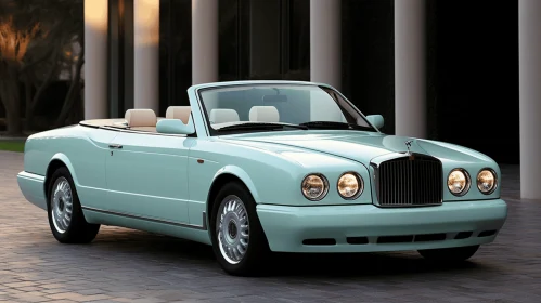 Exquisite Bentley Convertible: A Baroque Elegance in Electric Colors