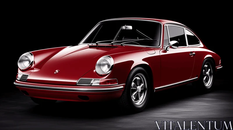 The Iconic Porsche 911: A Classic Sports Car Masterpiece AI Image