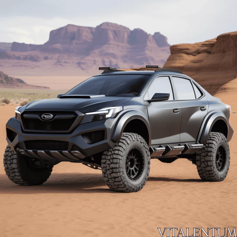 2019 Subaru 2TD Concept: A Captivating Image of Power and Mystery AI Image