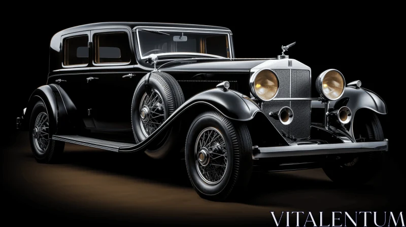Luxurious Antique Car Portraiture in Rich Colors | 8k Resolution AI Image