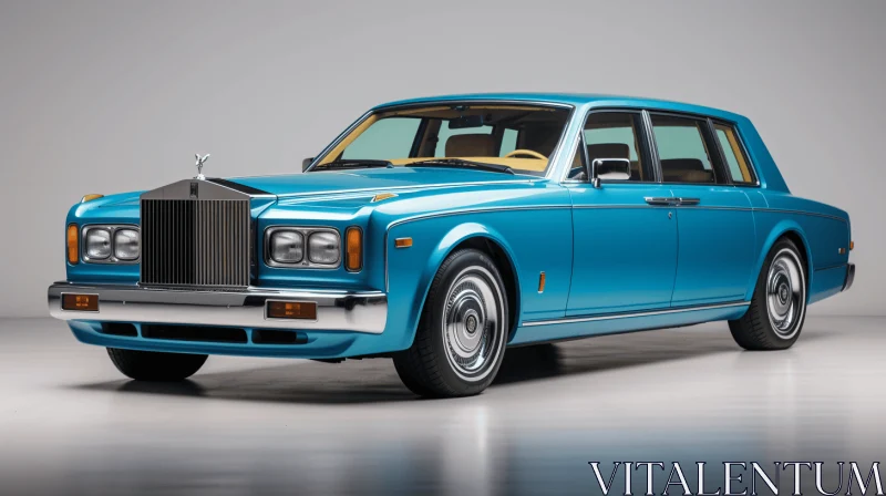 Captivating Rolls Royce Phantom Artwork: Iconic Hollywood Stars and Vintage Glamour AI Image