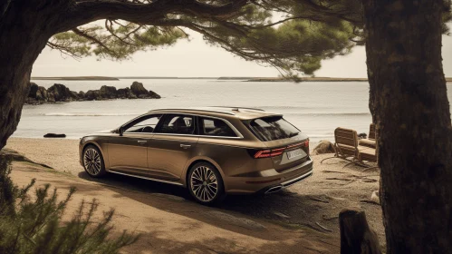 Discover the Alluring 2021 Audi A6 ES in a Coastal Setting