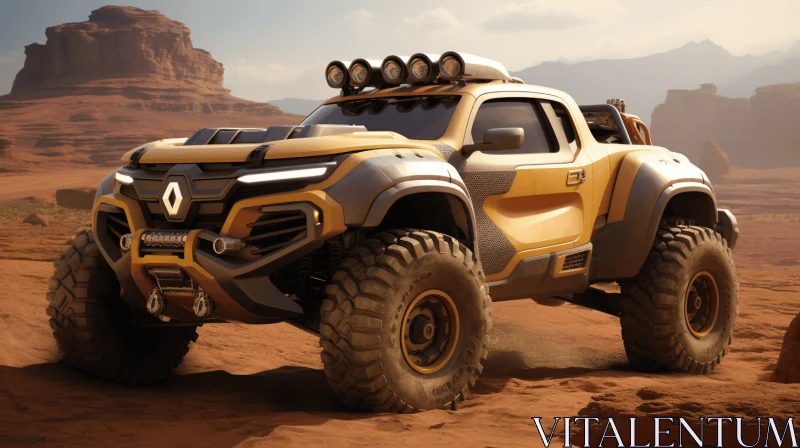 Off-Road Vehicle in Unreal Engine 5 | Expressive Character Designs AI Image