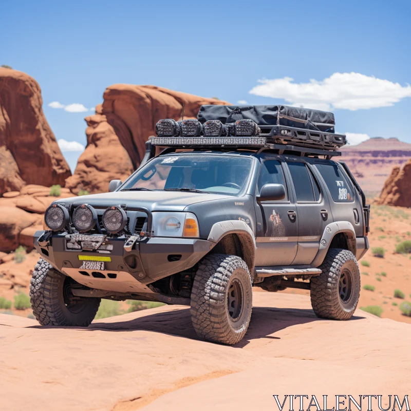 Ford Expedition in the Desert: A Captivating Adventure AI Image