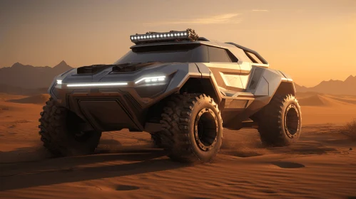 Futuristic Concept 4 x 4 Vehicle | Action-Packed Design