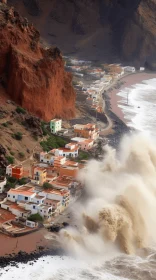 Terracotta Sea: A display of Ocean's Fury and Beauty