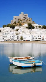 Mediterranean Landscape with Greek Artistic Influence