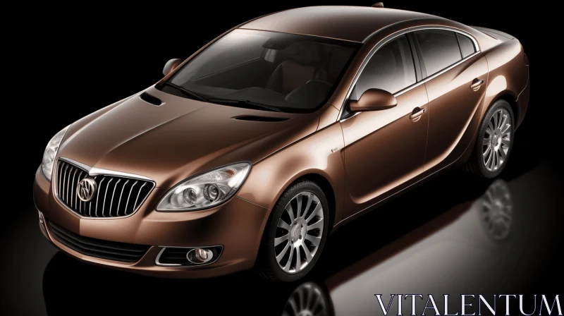 Bronze 2010 Buick Valura Sedan | Minimalistic and Sophisticated AI Image