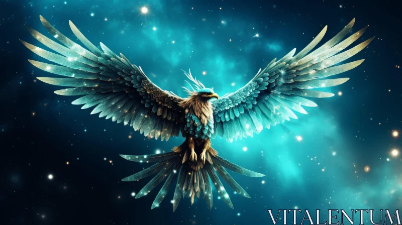 AI ART Majestic Phoenix Rising - Symbol of Hope and Transformation