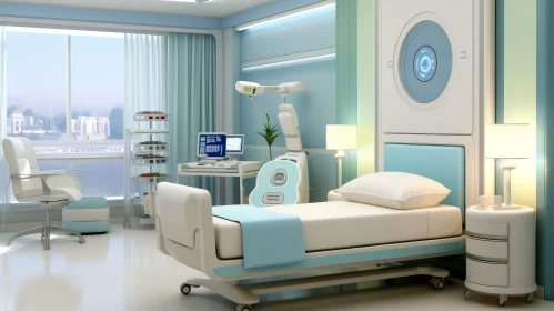 Contemporary Hospital Room Interior Design